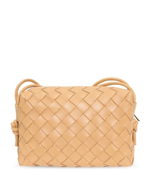 ''Loop'' woven design mini bag in beige