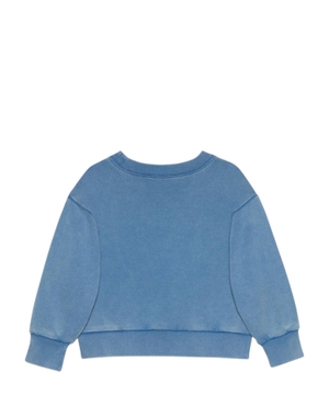 Printed sweatshirt in blue