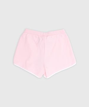 Elastic waist shorts in pink