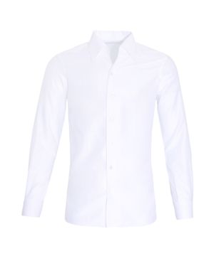 White shirt with classic collar