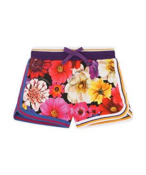 Multicolor floral printed shorts 