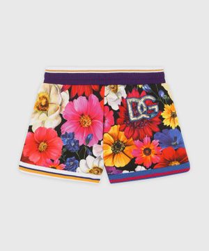 Multicolor floral printed shorts 