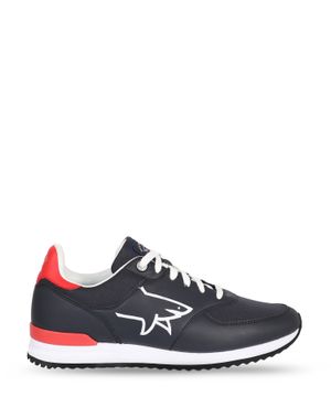 Lace-up design sneakers in navy