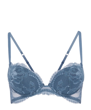 Lace bra in blue