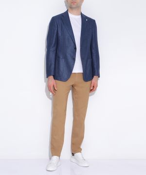 Straight-fit two button fastening blazer