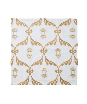 "Wisteria" napkin with pattern details