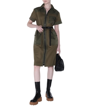 Short sleeve shirtdress