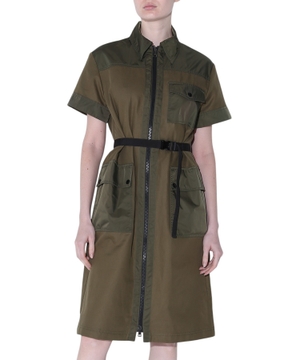 Short sleeve shirtdress