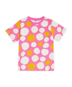 Sun-print pattern t-shirt