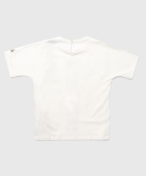 Printed t-shirt in white 
