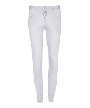 Elastic waist pants in grey 