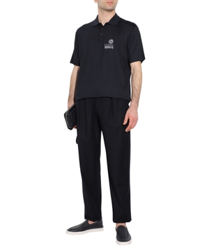 Loqo detallı qısaqol polo