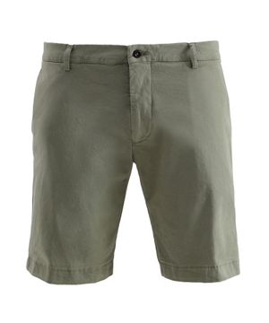 Light-green straight fit shorts