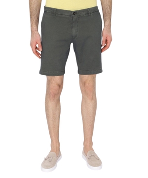 Straight-fit denim shorts