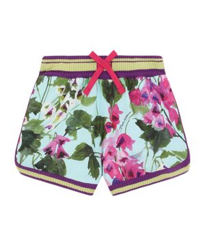 Shorts with floral print