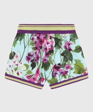 Shorts with floral print