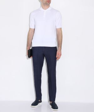 Straight fit casual trousers