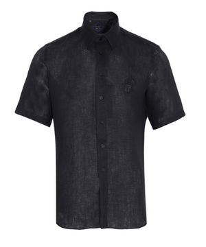 Short sleeve linen shirt