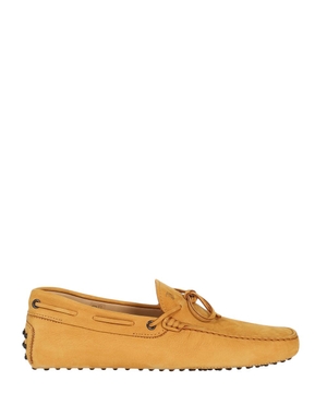 Lace-up suede moccasins