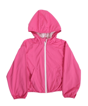 Logo detail hooded jacket
