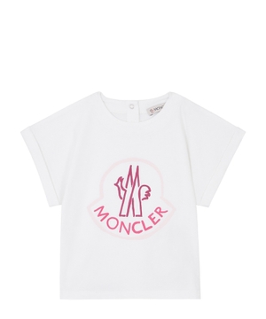 Logo print t-shirt in white