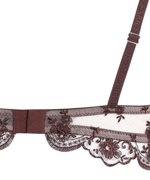 Lace design bra