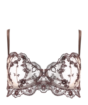 Lace design bra