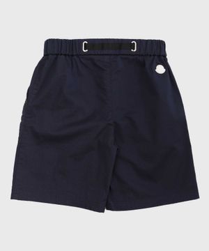 Elastic waist shorts in navy