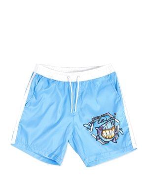 Swim briefs with elasticated waist