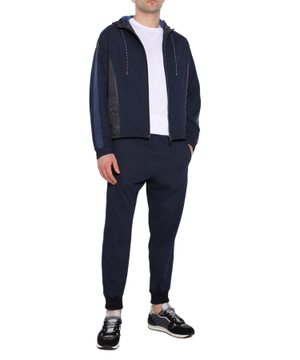 Logo-embossed joggers