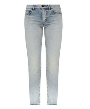 Jeans with tapered legs