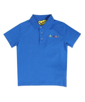 Short sleeve cotton polo t-shirt