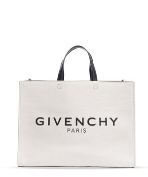 Medium logo printed tote bag