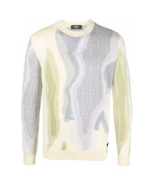 Multicolor printed jumper