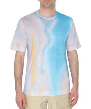Qısaqol printli t-shirt