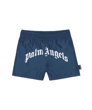 Logo print shorts