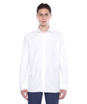 Long sleeve shirt with classic collar