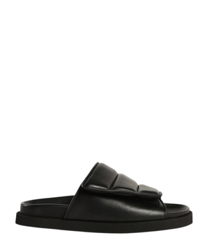 ''Gia 3'' quilted trim leather sandals