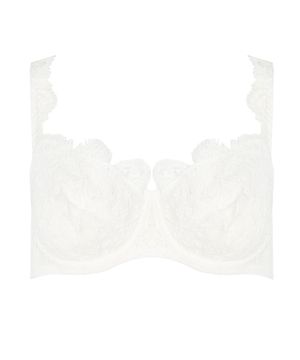 Lace design bra