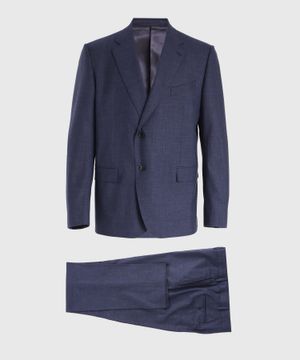 Straight-fit two button fastening suit