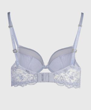 Lace-trim bra