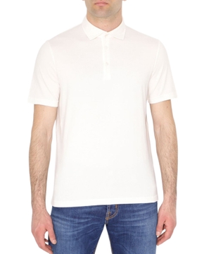 Straight fit short sleeve polo