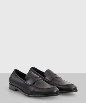 Leather loafers