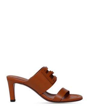 Leather Baguette mule