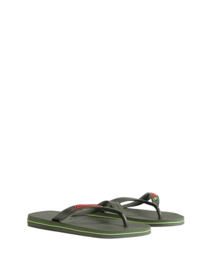 Logo detail flip-flops