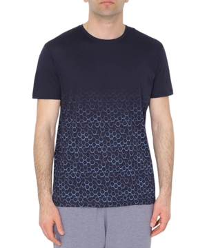 Qısaqol printli t-shirt