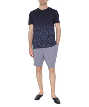 Qısaqol printli t-shirt