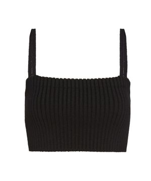 Wool cropped top