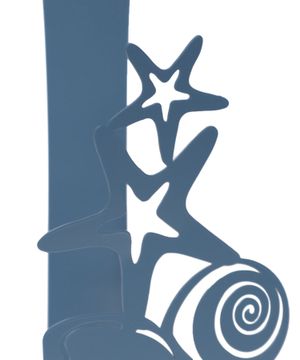 Dəniz təsviri dizaynlı salfet üçün tutacaq