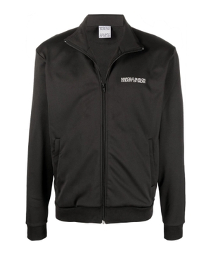 Loqo printli uzunqol idman üslublu jaket